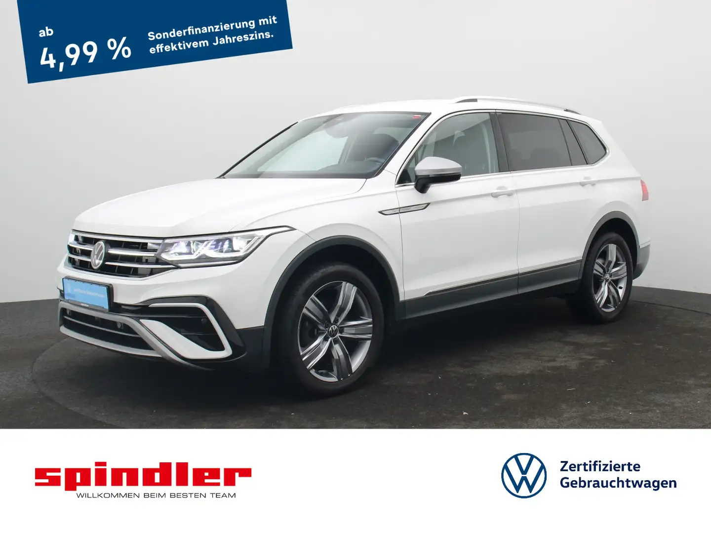 Volkswagen Tiguan Allspace Elegance 2.0 TDI 4M / Matrix,AHK Weiß - 1