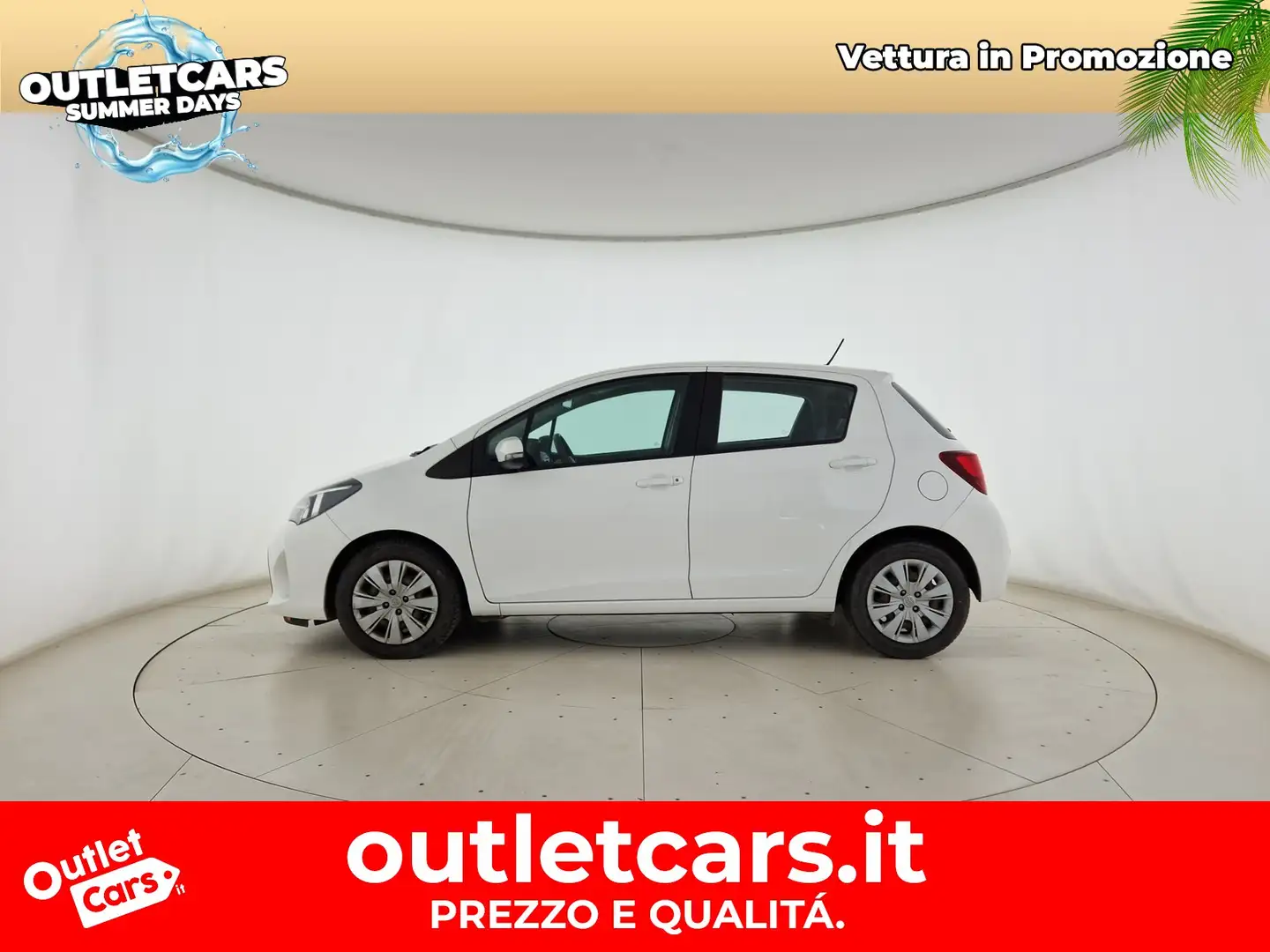 Toyota Yaris 5p 1.4 d-4d cool e6 Bianco - 2