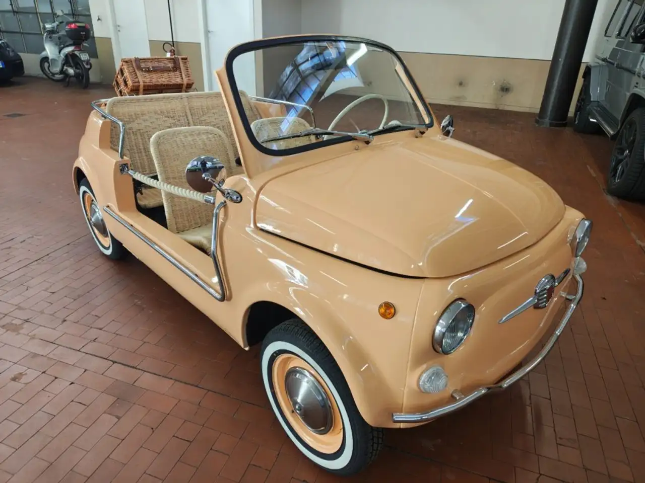 Fiat 500 SPIAGGINA JOLLY omologata APERTA, foto 6