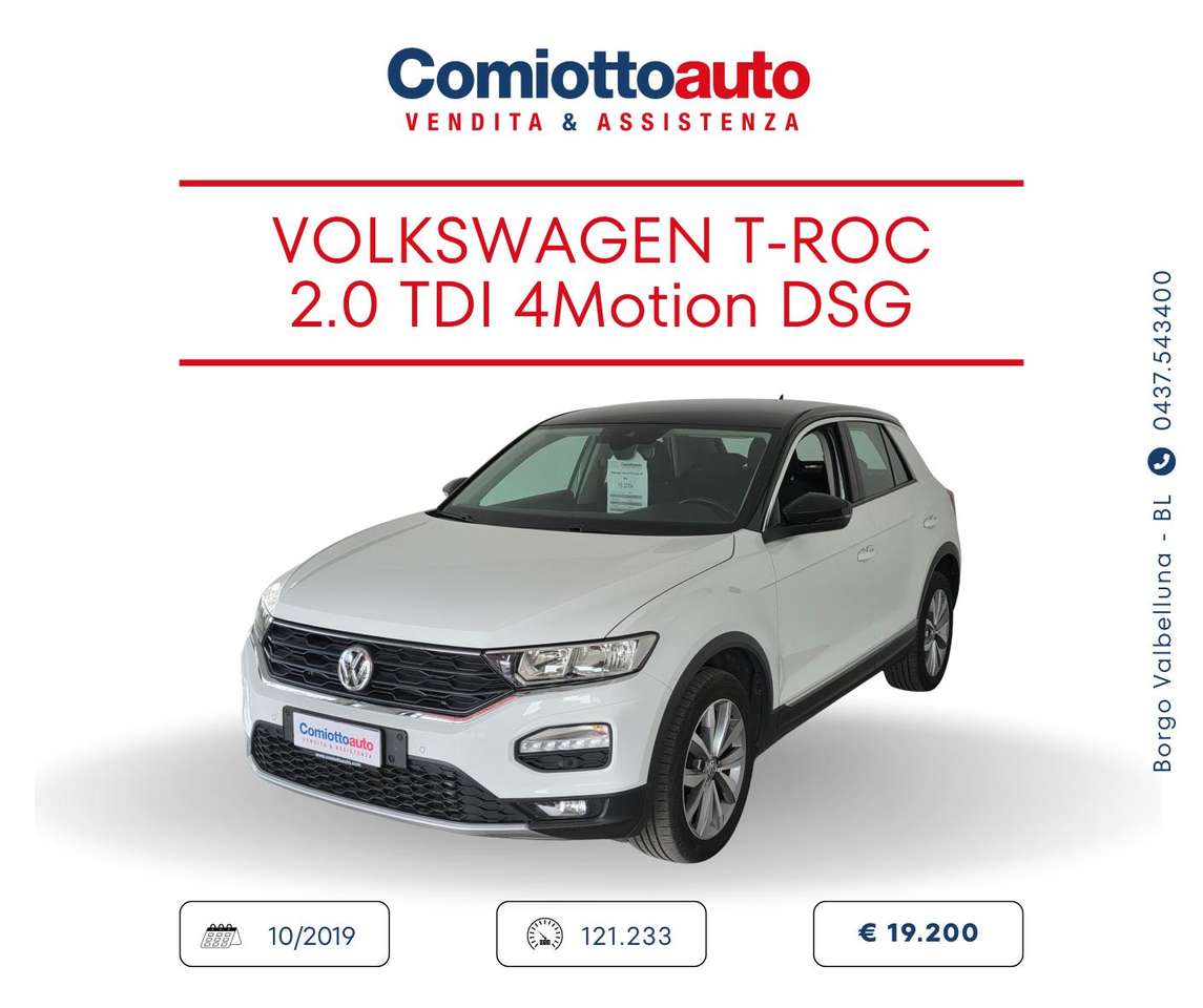 Volkswagen T-Roc 2.0 Tdi Style 4Motion DSG