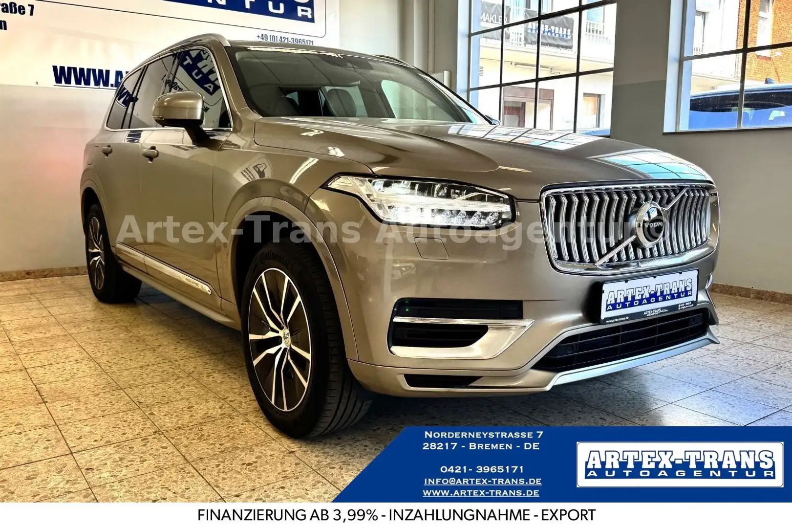 Volvo XC90 T8 Inscript/KAMER/KEYL/SHZ/AHK/ACC/7-SITZER Grau - 1