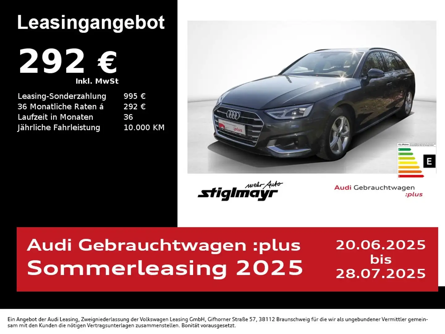 Audi A4 Advanced 35 TFSI S-tronic ACC+KAMERA+NAVI+VC Gris - 1