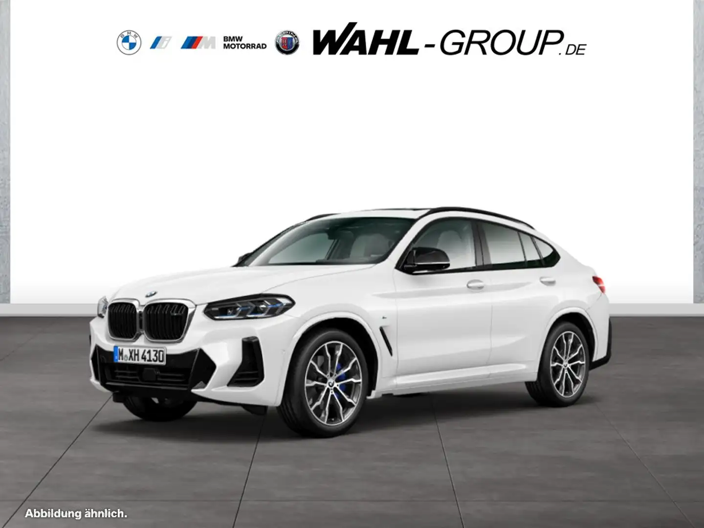 BMW X4 M 40i HEAD-UP HIFI DAB PANO LASER NAVI KEYLESS 360°V Blanco - 1