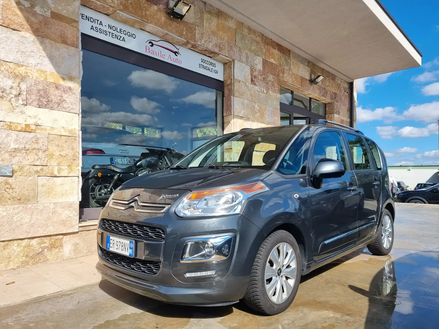 Citroen C3 C3 Picasso Picasso 1.6 hdi 16v Exclusive FL Gris - 2