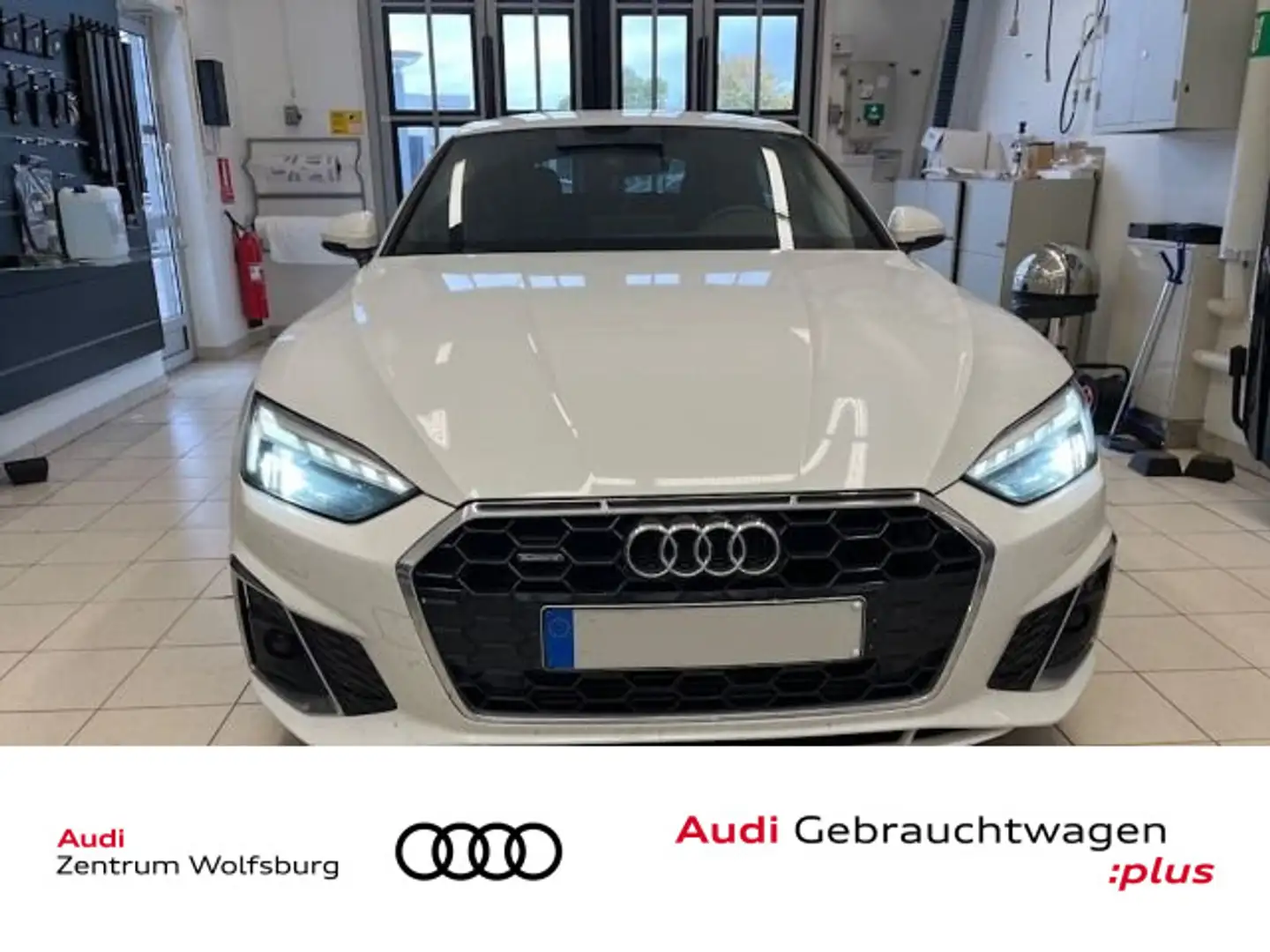Audi A5 45TFSI quattro S tronic S LINE MATR Weiß - 1