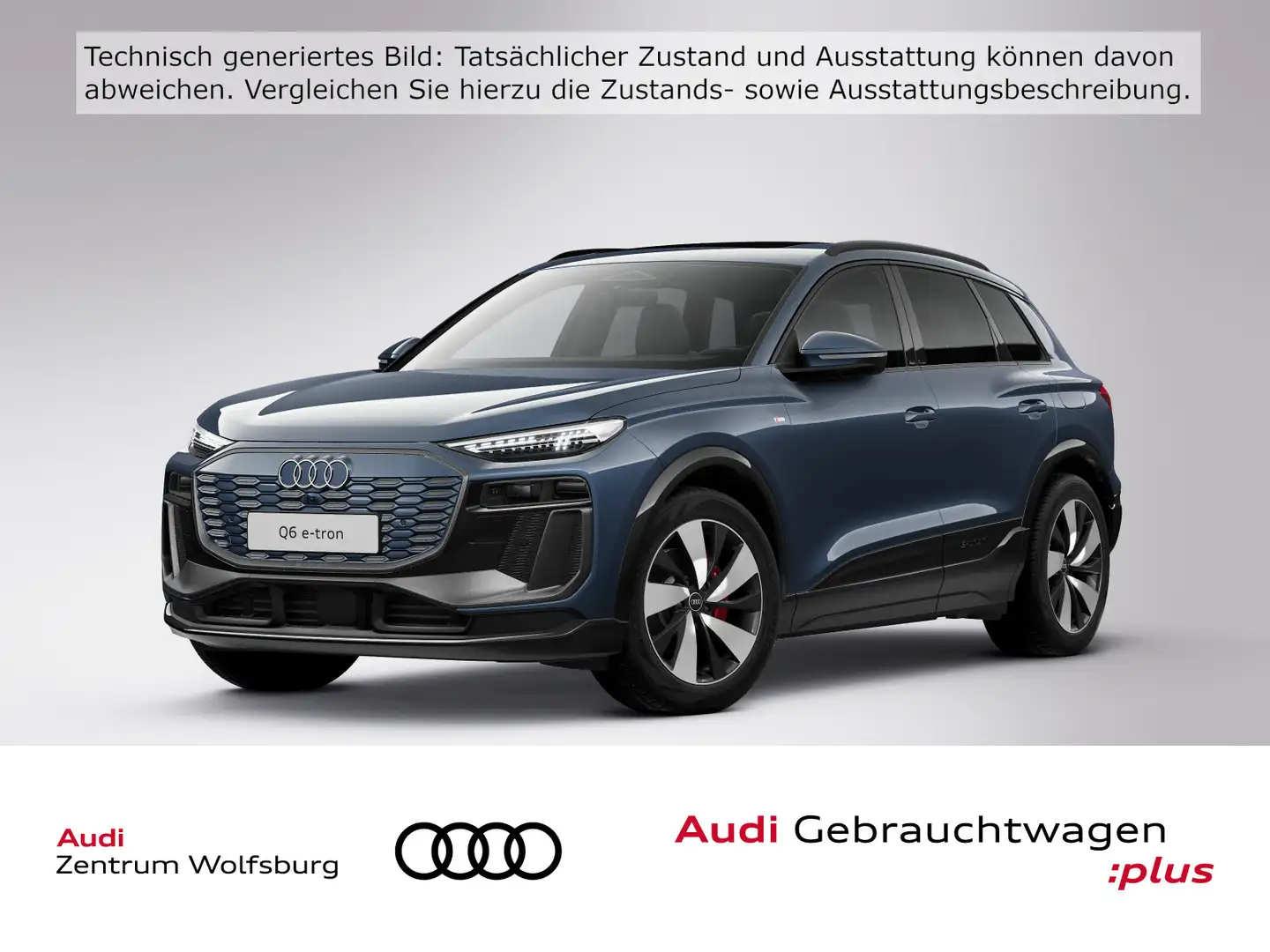 Audi Q6 e-tron quattro Luft/Matrix/B+O/Pano Blau - 1
