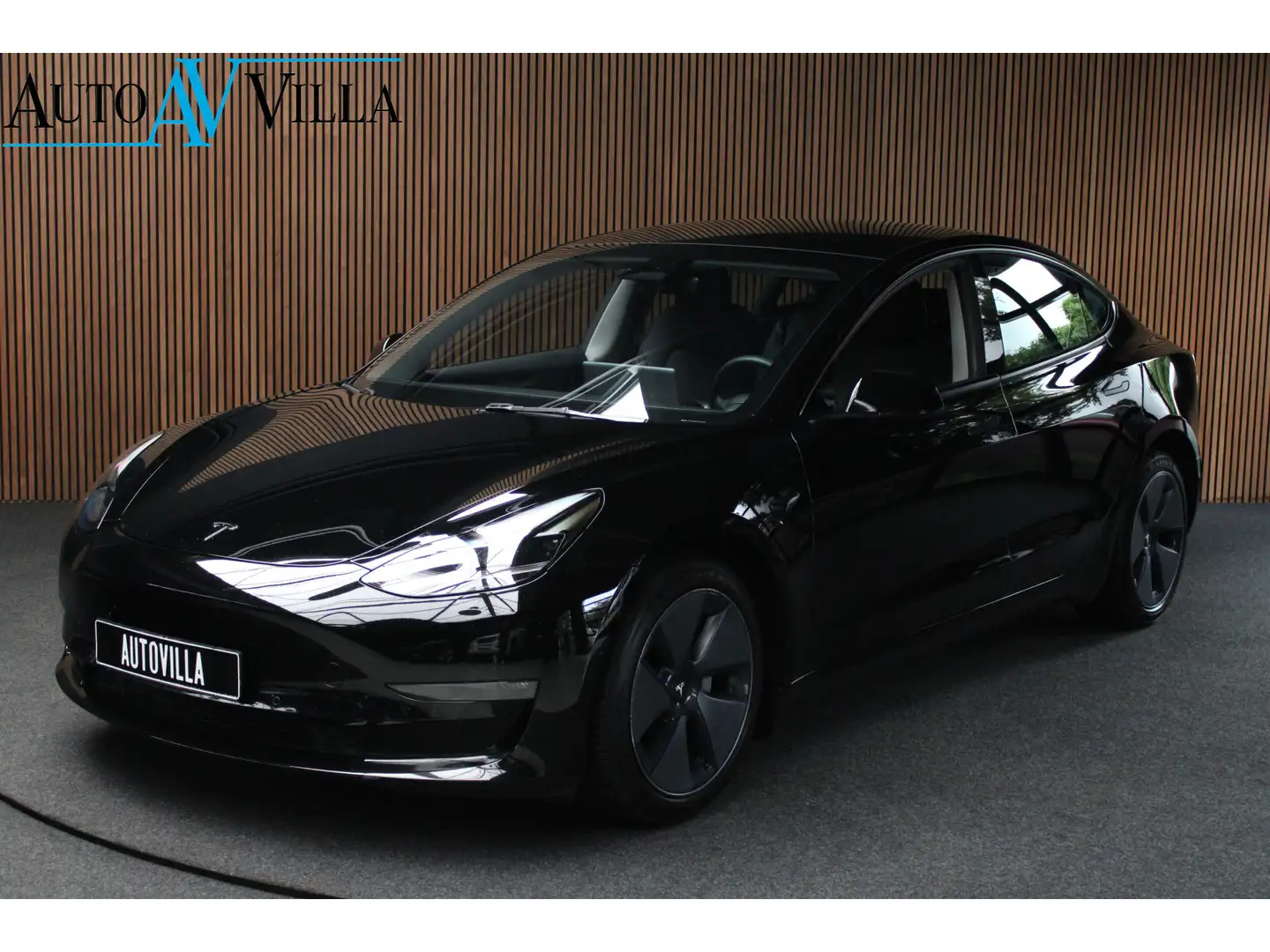 Tesla Model 3 RWD Autopilot ACC Stuurverwarm. PDC Leer Navi Pano Zwart - 1