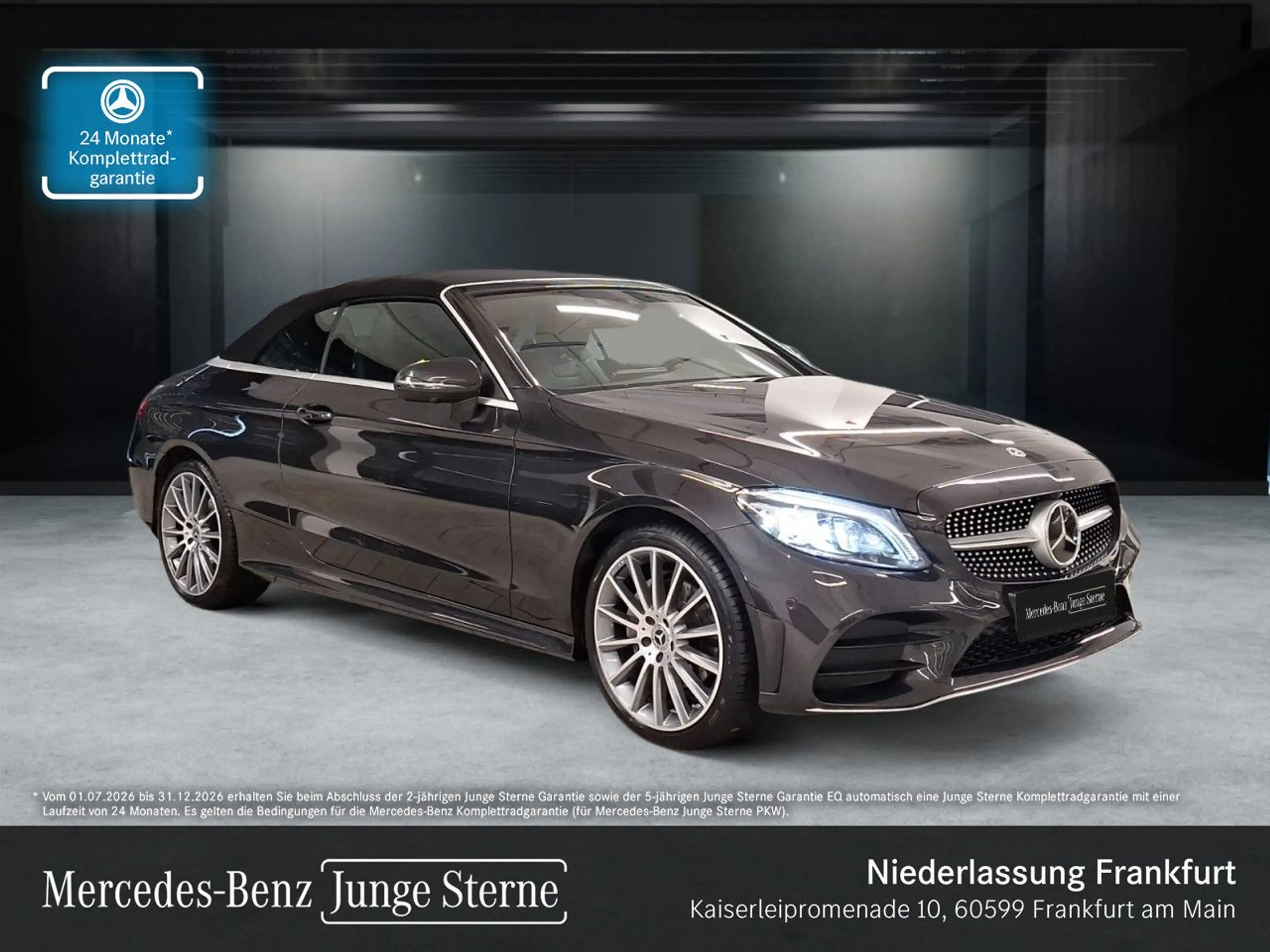 Mercedes-Benz C 220 d Cabrio 4M AMG+360+MULTIBEAM+FAHRASS+19"+9G