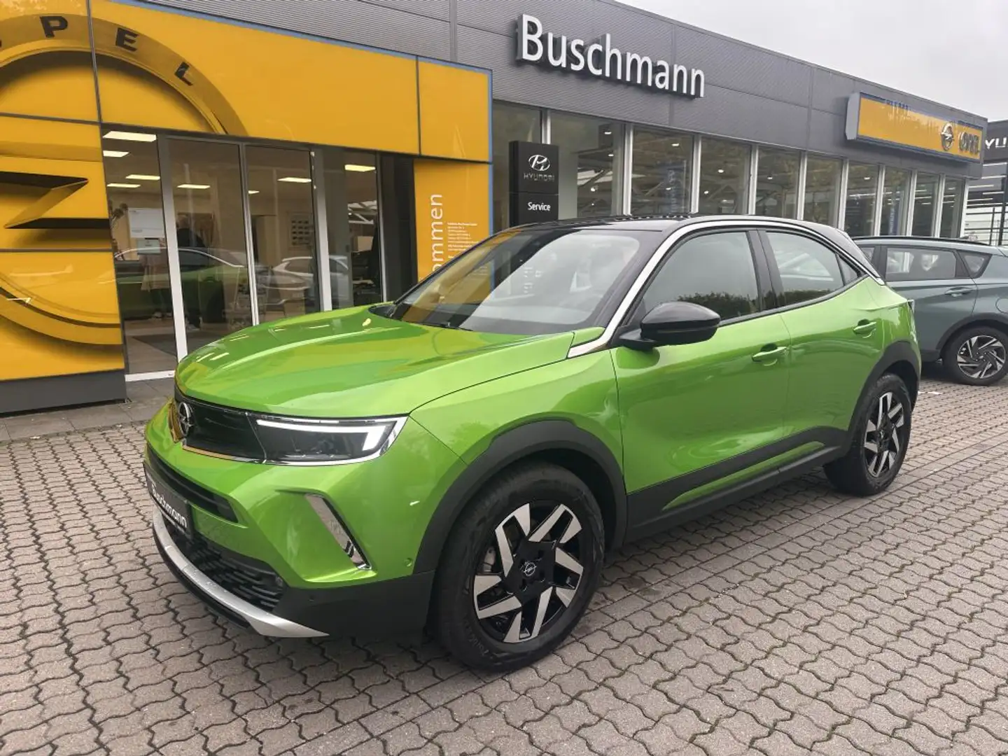 Opel Mokka-E Elegance 11KW Charger +RFK+SITZHEIZUNG+ Grün - 1