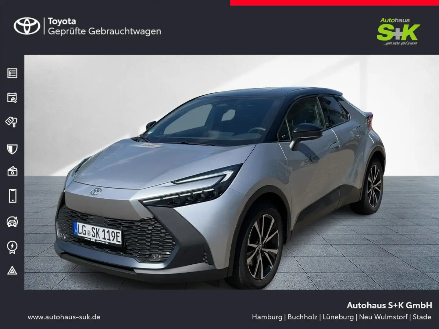 Toyota C-HR 2,0-l-Plug-in Hybrid, Team D,Technik-P.*Navi* Schwarz - 1