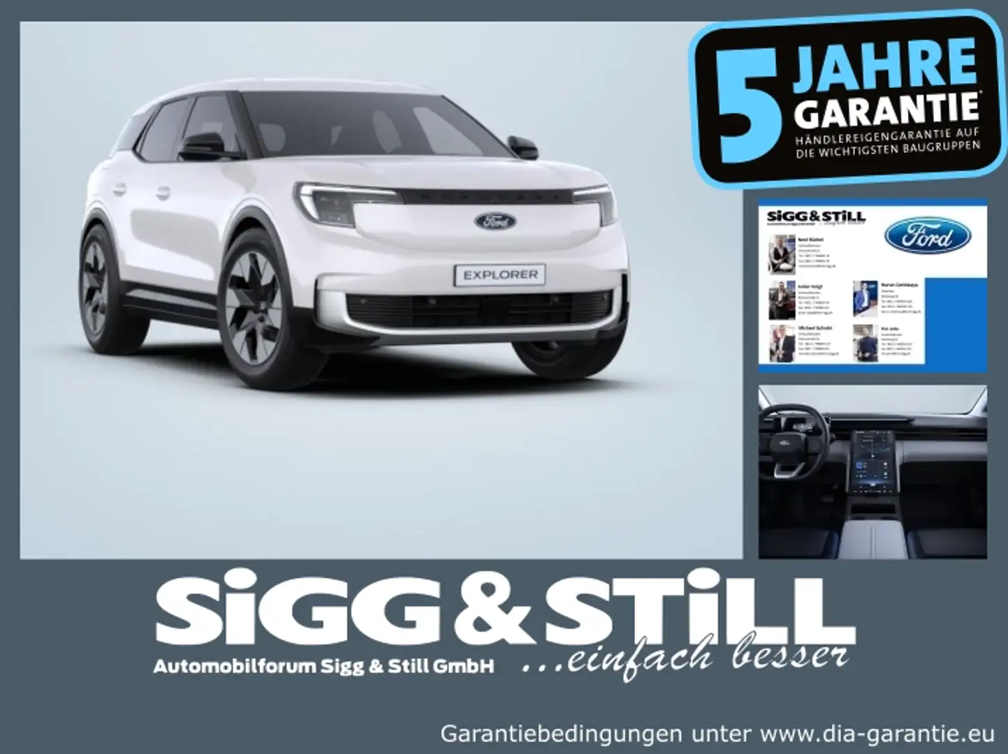 Ford Explorer Premium BEV **NEUES MODELL** NAVI*360° Weiß - 1