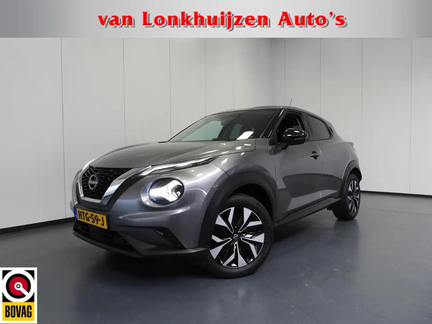 Nissan Juke 1.0 DIG-T Acenta NAVI-APP/CAMERA/LED/AIRCO/CRUISE! Gris - 1