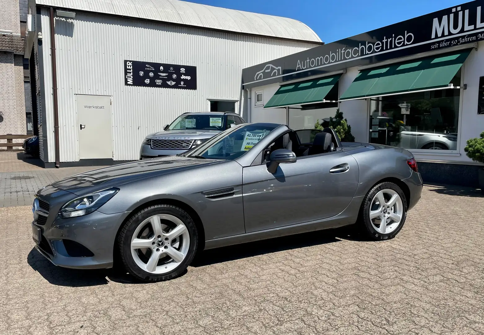 Mercedes-Benz SLC 180 AUTOM.+Dyn.Select+LED+Airscarf+NAVI+ 9x Inspekt ! Gris - 2