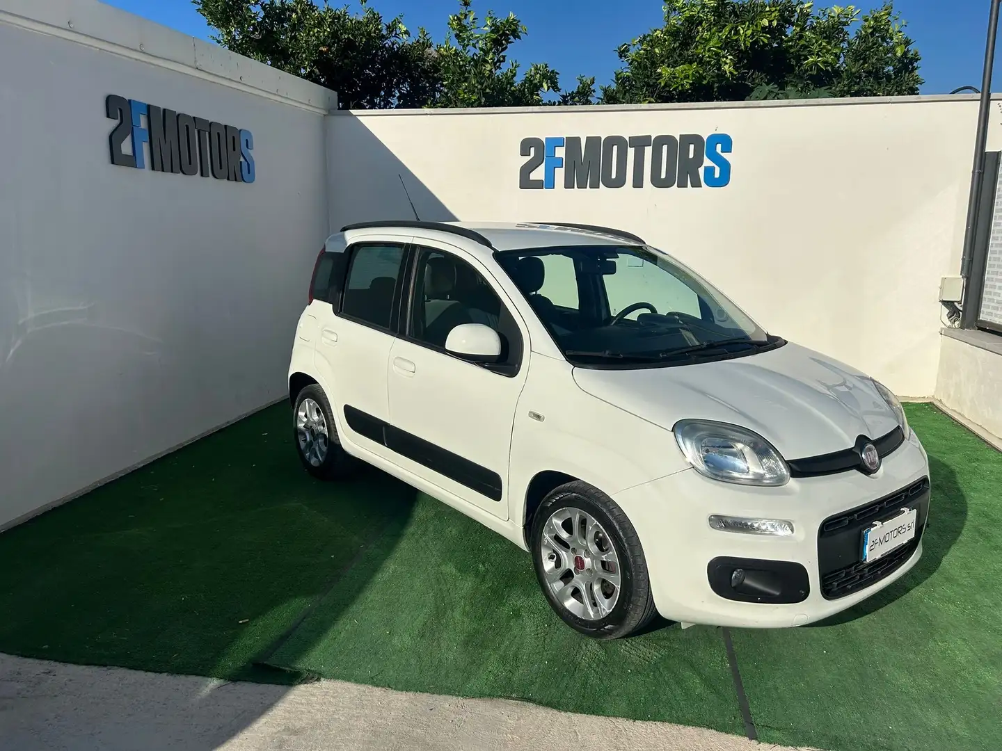 Fiat Panda 1.3 mjt 16v Lounge 75cv Blanc - 1