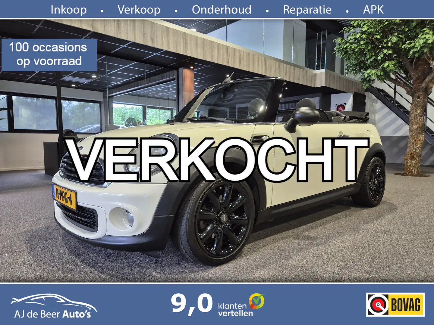 MINI One Cabrio Mini 1.6 Pepper Airco | Sensoren | Audio | 17" | W - 1
