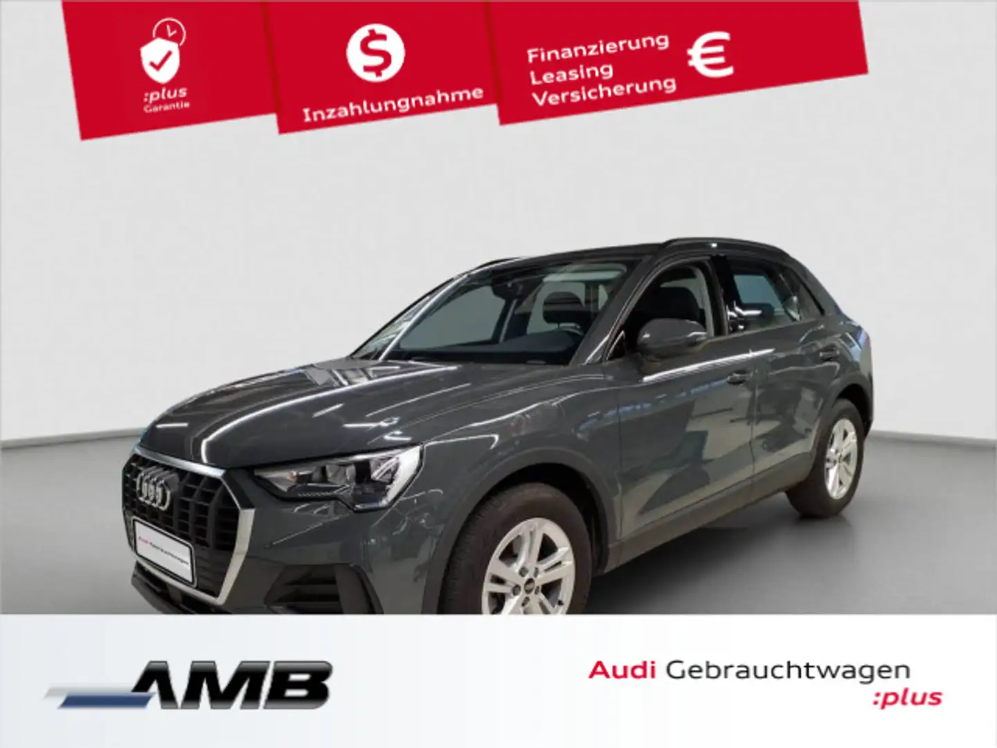 Audi Q3 35 TDI LED/ACC/virt.C+/Navi+/Sitzhzg/03.29Gar Gris - 1