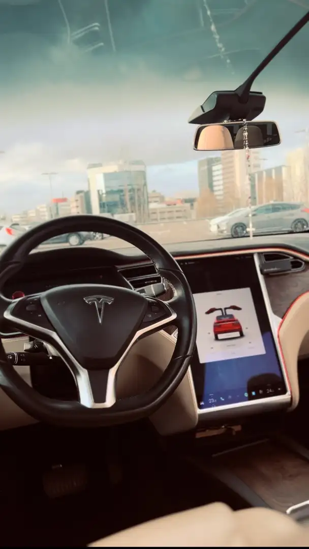 Tesla Model X 90D  7p. Gratis Supercharge, Premium Connectivity Rood - 2