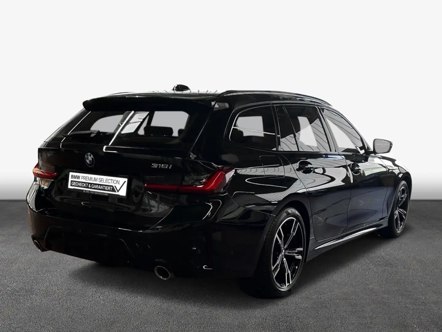 BMW 318 i Touring Aut. Noir - 2