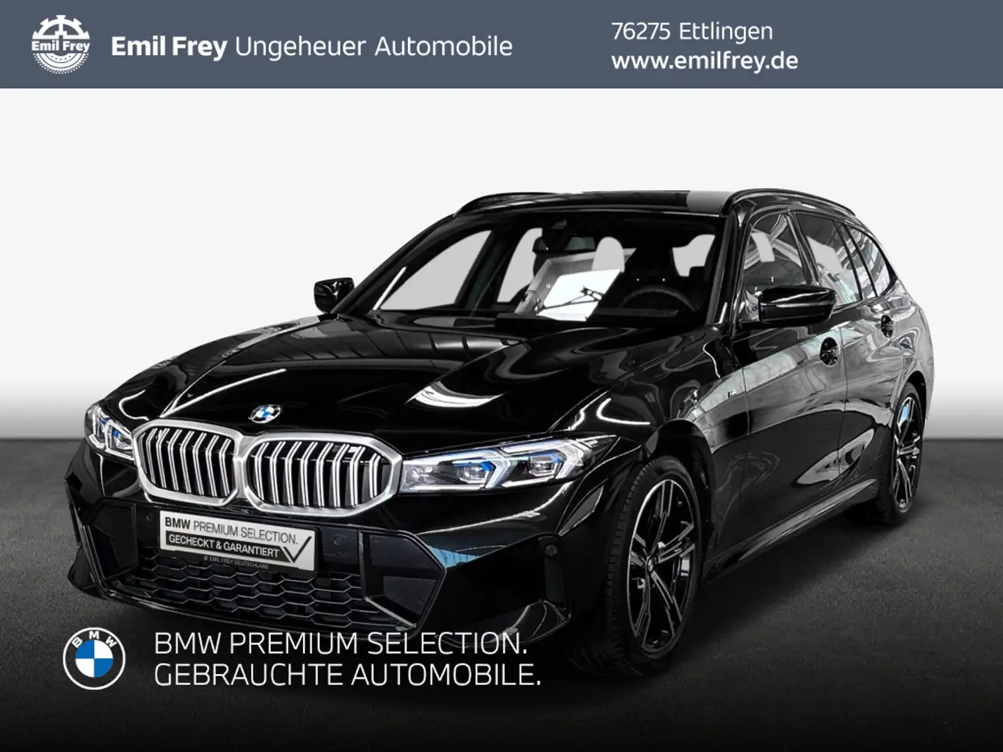 BMW 318 i Touring Aut. Negru - 1