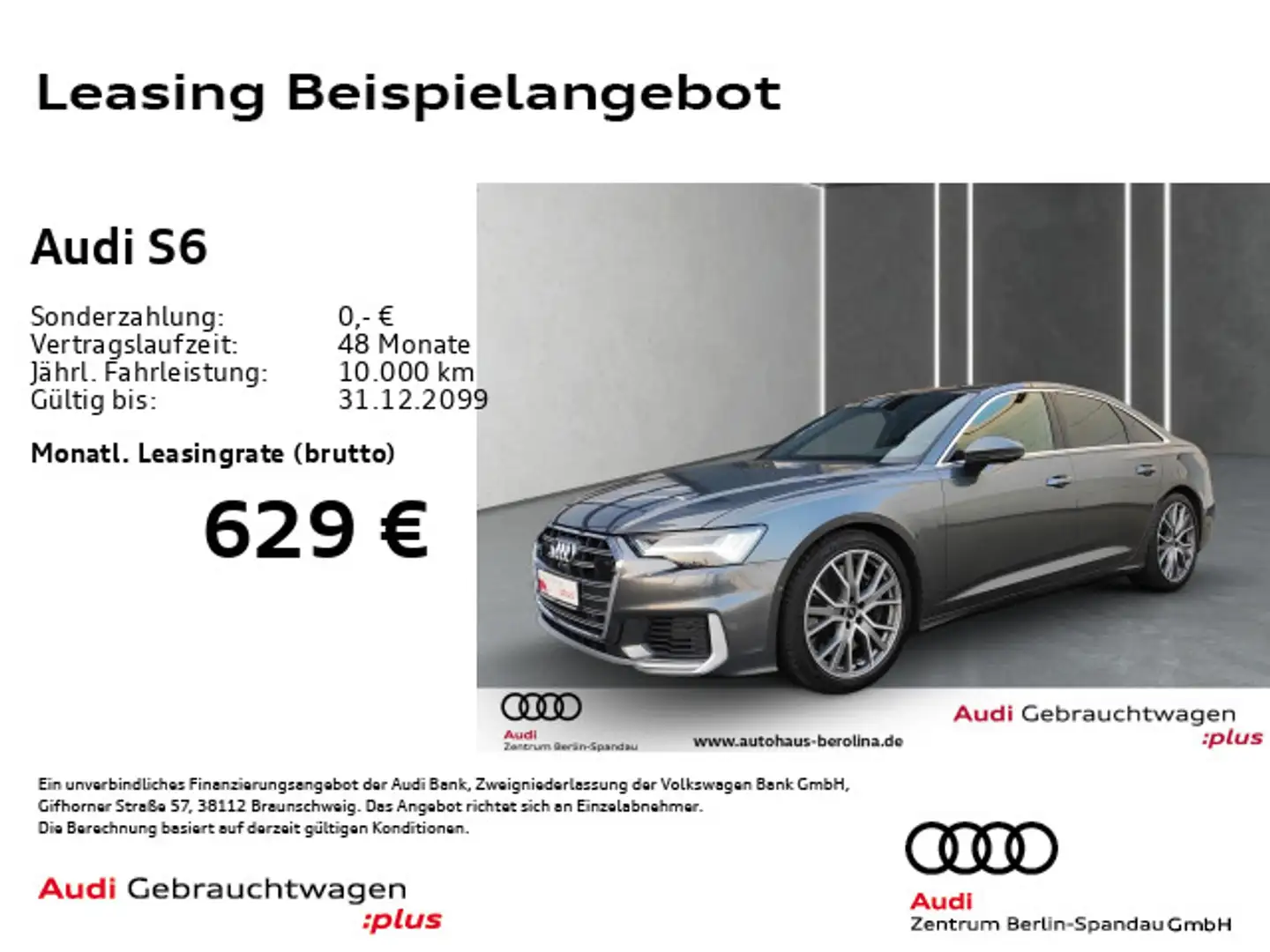 Audi S6 Lim. *HD-MATRIX*B&O*Assist+* Grey - 1