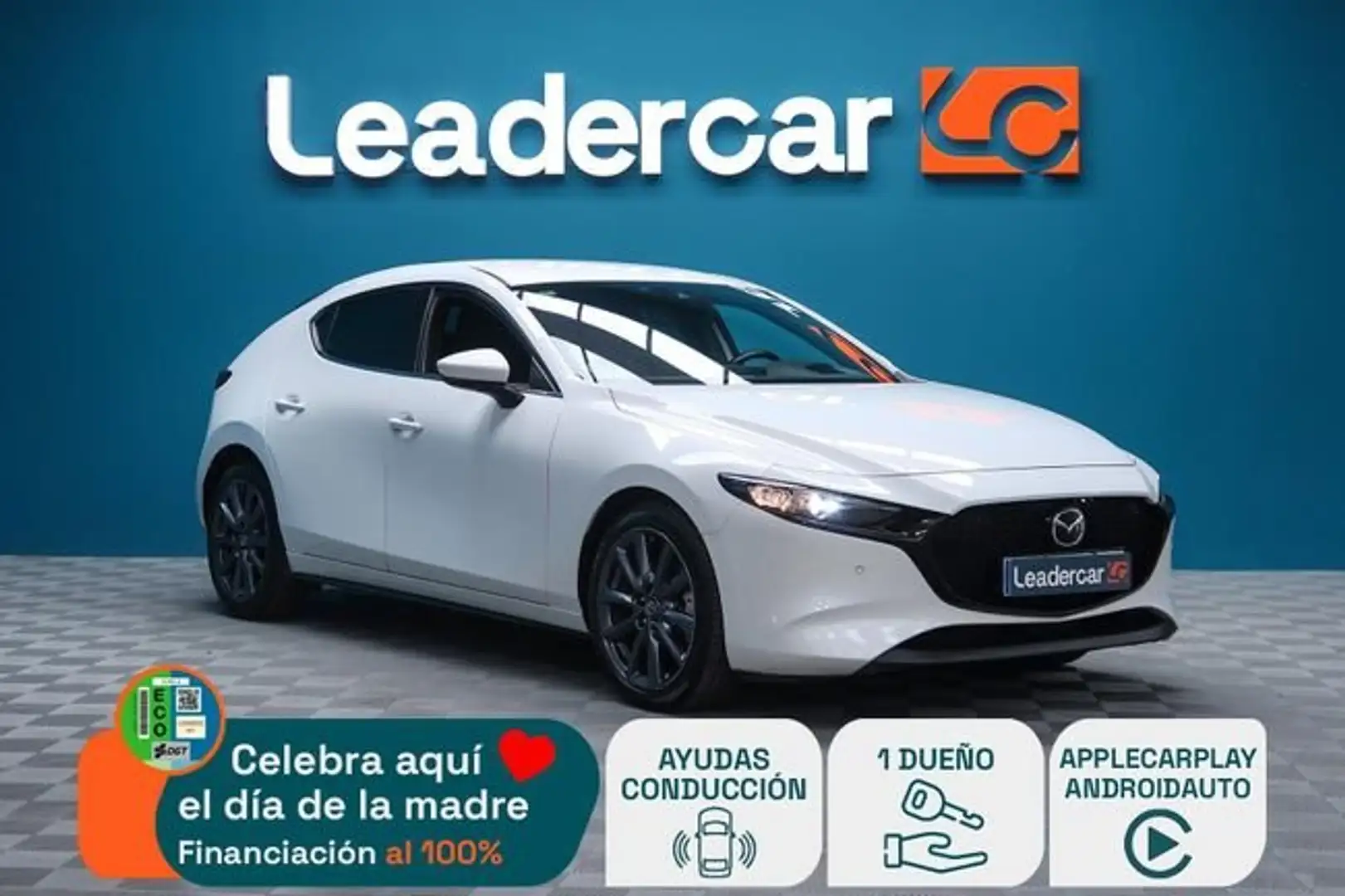 Mazda 3 2.0 e-SKYACTIV-G 122cv ZENITH Blanco - 1