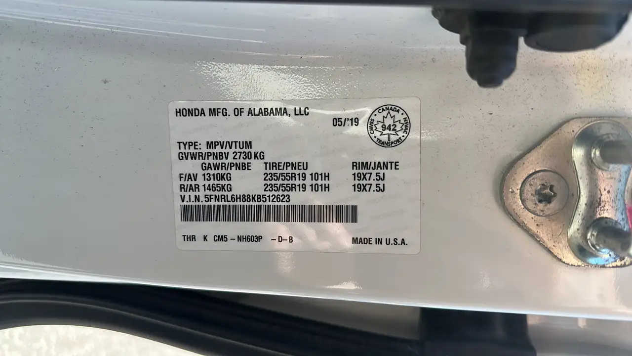 Honda Odyssey снимка Honda Odyssey