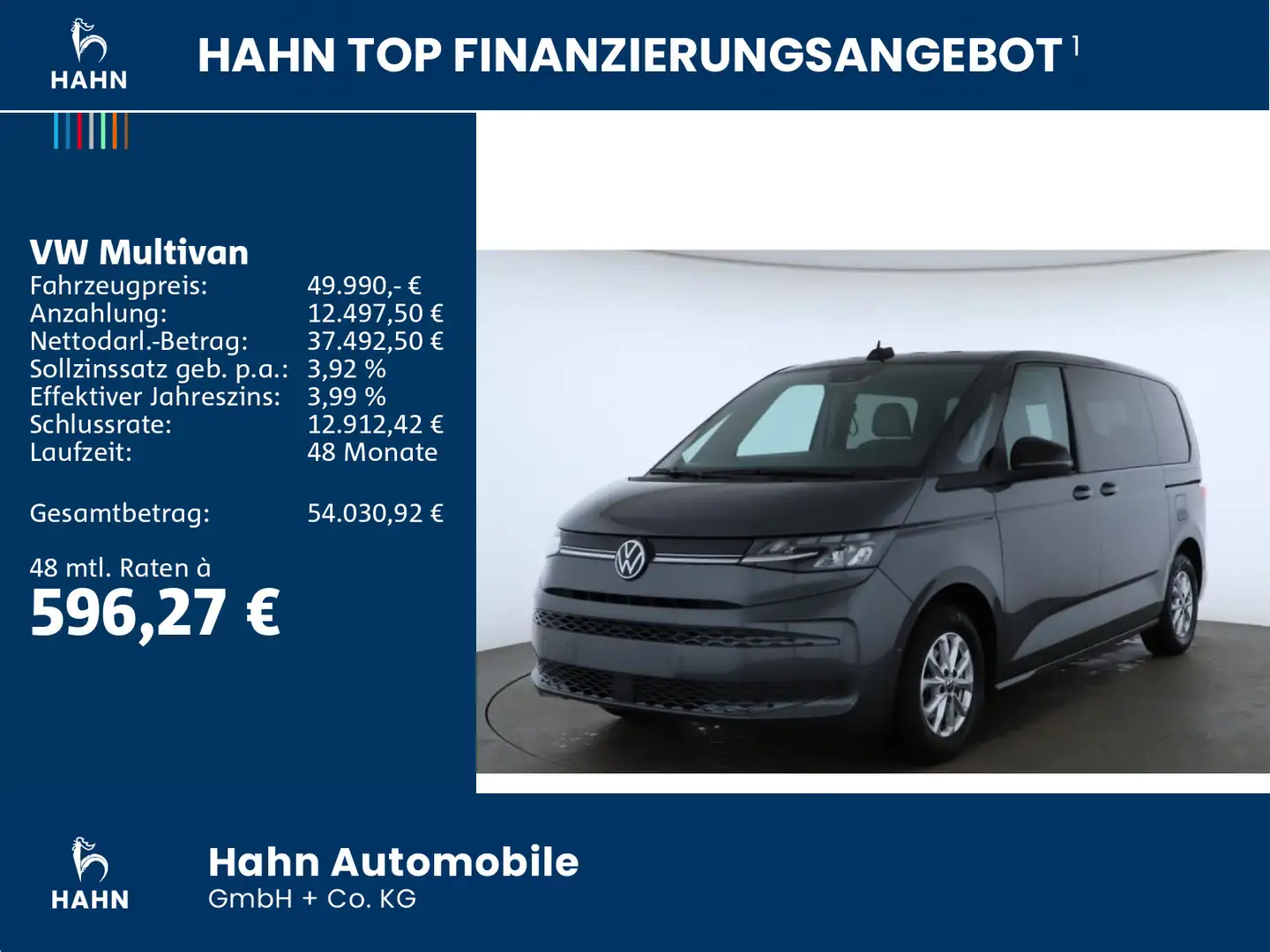 Volkswagen T7 Multivan T7 Multivan LIFE 2,0TDI 110kW DSG ACC NAVI Grau - 2