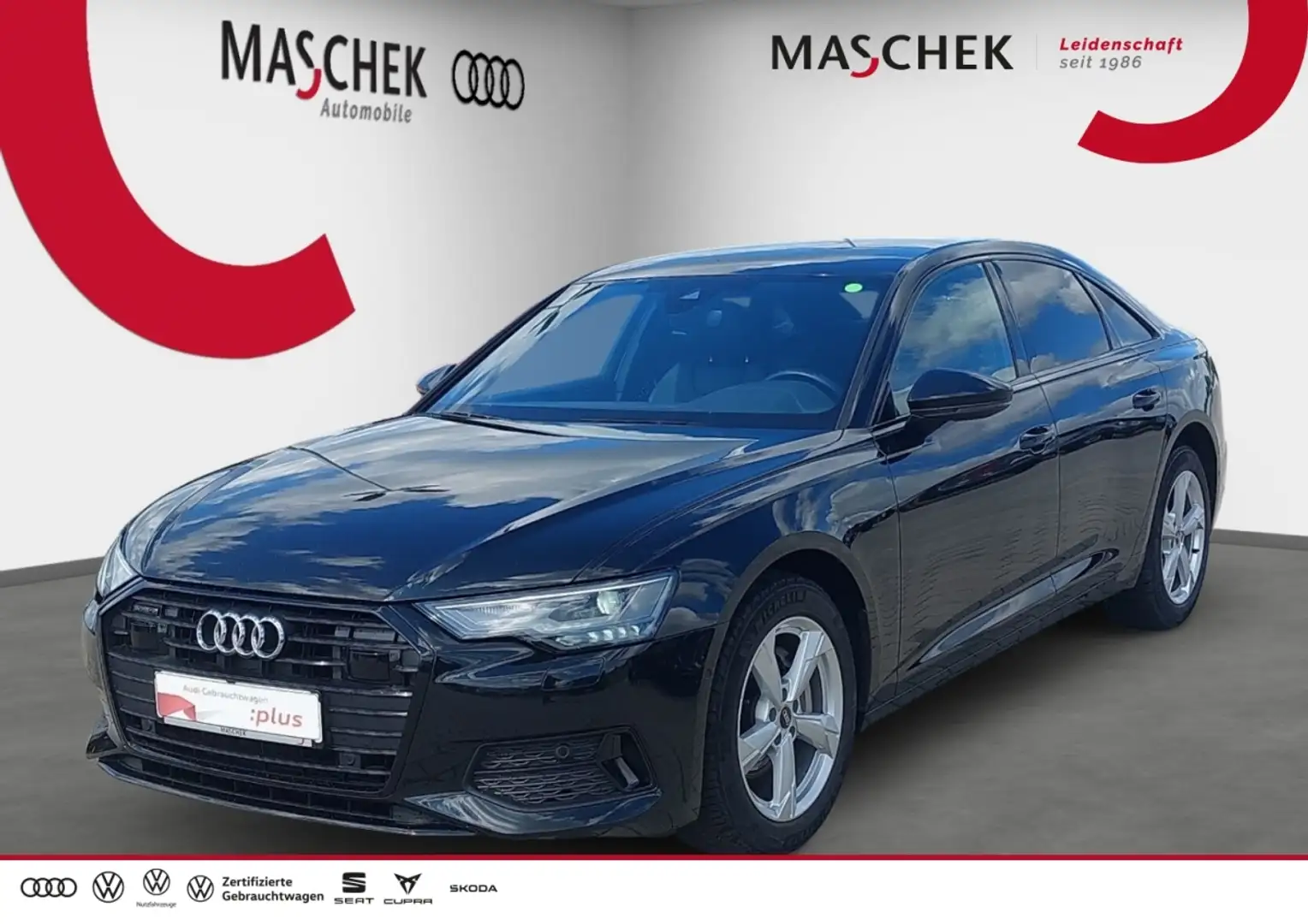 Audi A6 Limousine Sport 40 TDI quattro RearView ACC Memory Schwarz - 1