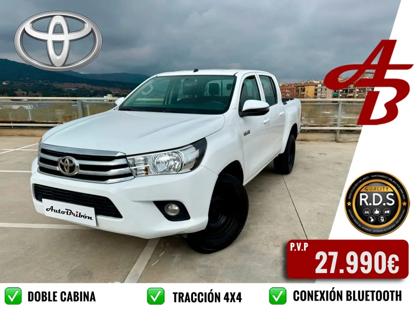 Toyota Hilux Cabina Doble GX Blanco - 1