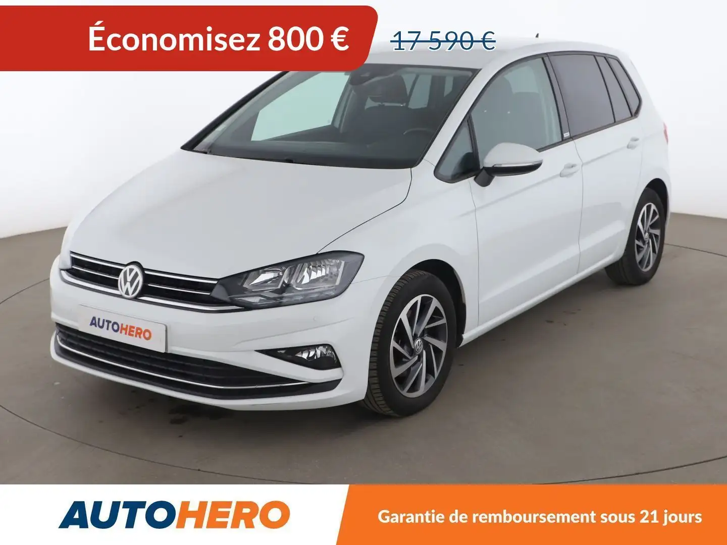 Volkswagen Golf Sportsvan 1.5 TSI EVO BlueMotion Tech Connect DSG7 Blanc - 1