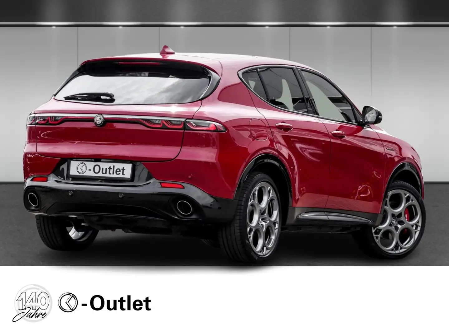 Alfa Romeo Tonale Veloce Hybrid AWD Matrix Pano 20" Navi Czerwony - 2