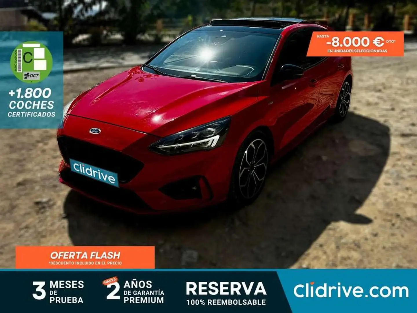 Ford Focus 1.0 Ecoboost ST Line Aut. 125 Rojo - 1