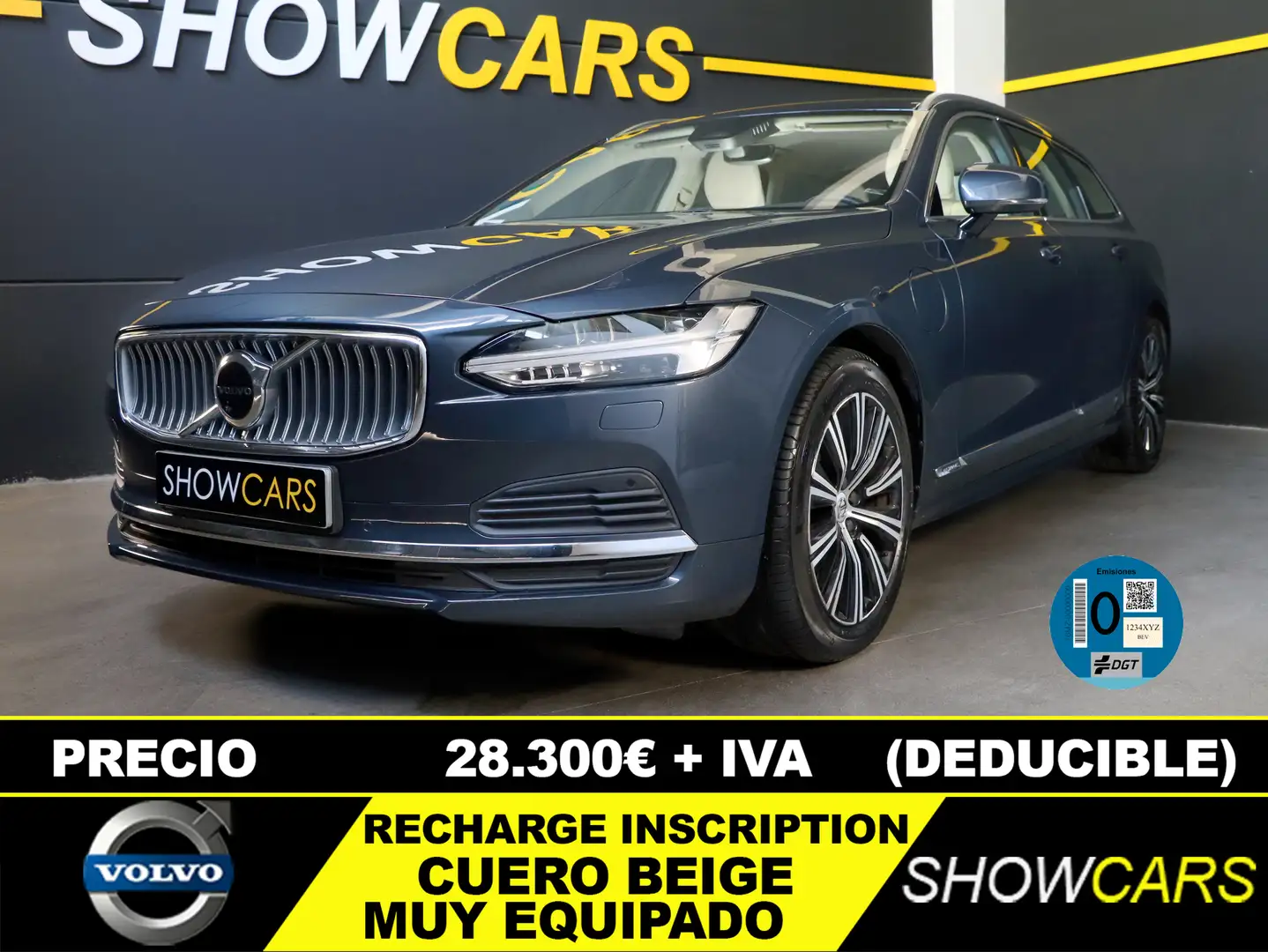 Volvo V90 T6 Recharge Inscription AWD Azul - 1