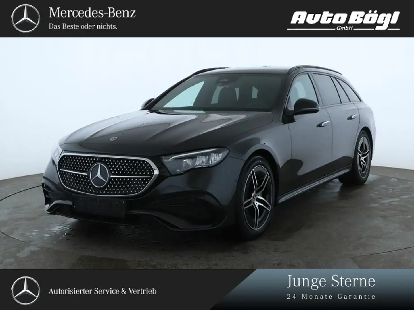 Mercedes-Benz E 220 E 220 d AMG Line Advanced AHK/Night/Distronic LED Vert - 1
