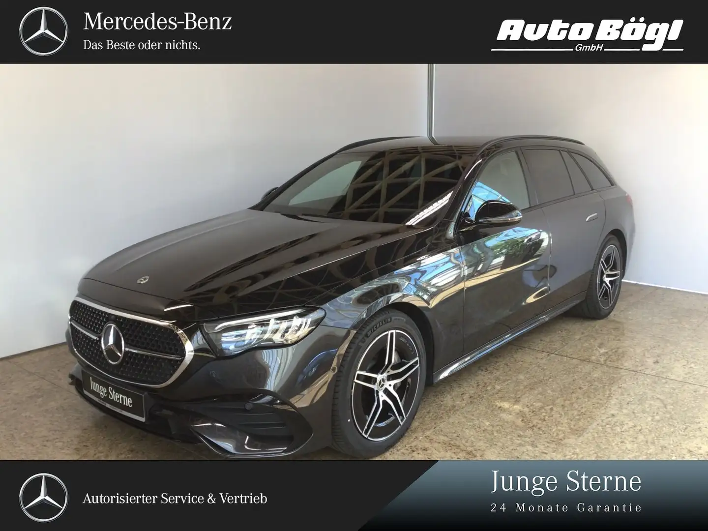 Mercedes-Benz E 220 E 220 T d AMG Line Advanced AHK/Night/Distronic Grau - 1