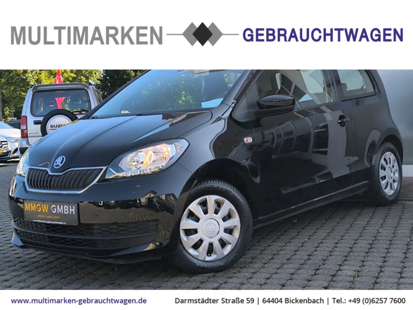 Skoda Citigo Ambition 1.0 Temp/PDC/Berganfahrass/Regensensor Schwarz - 1