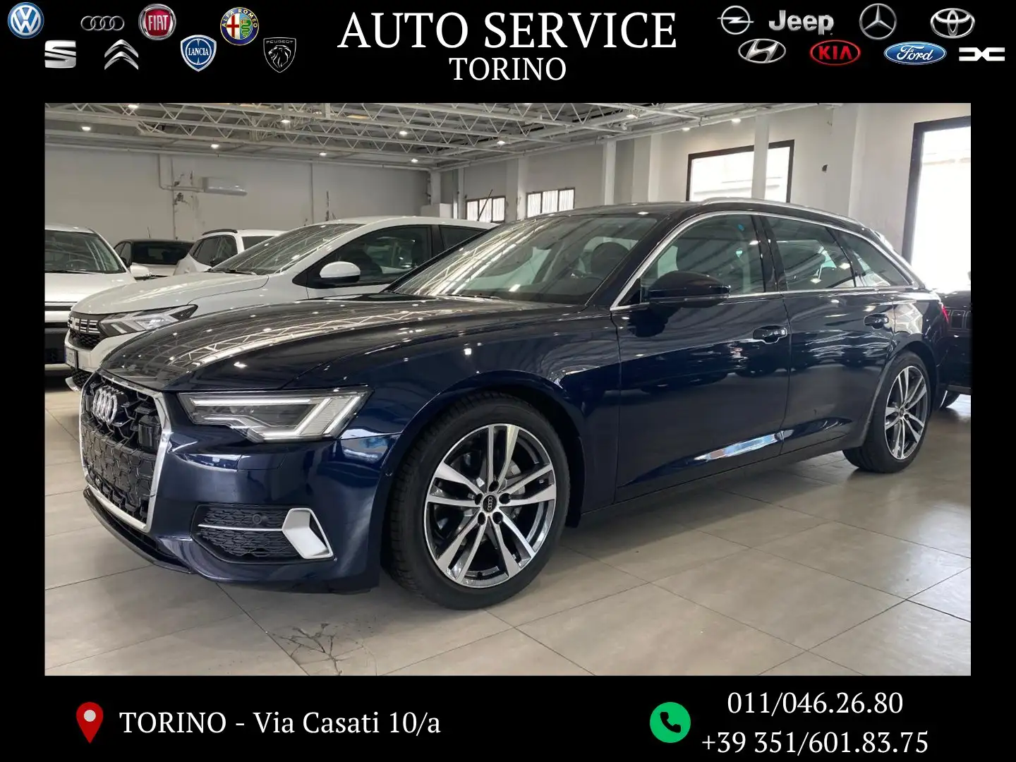 Audi A6 Avant 2.0 tdi mhev 204cv Business Advanced Blu/Azzurro - 1