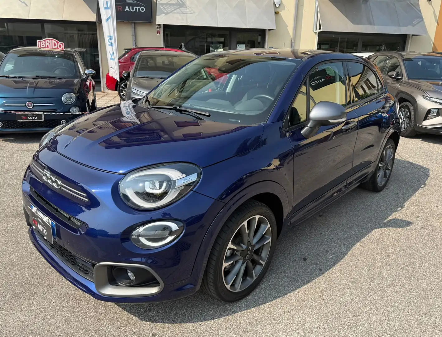 Fiat 500X 1.5 t4 hybrid Sport 130cv dct PROMO FIN Blauw - 1