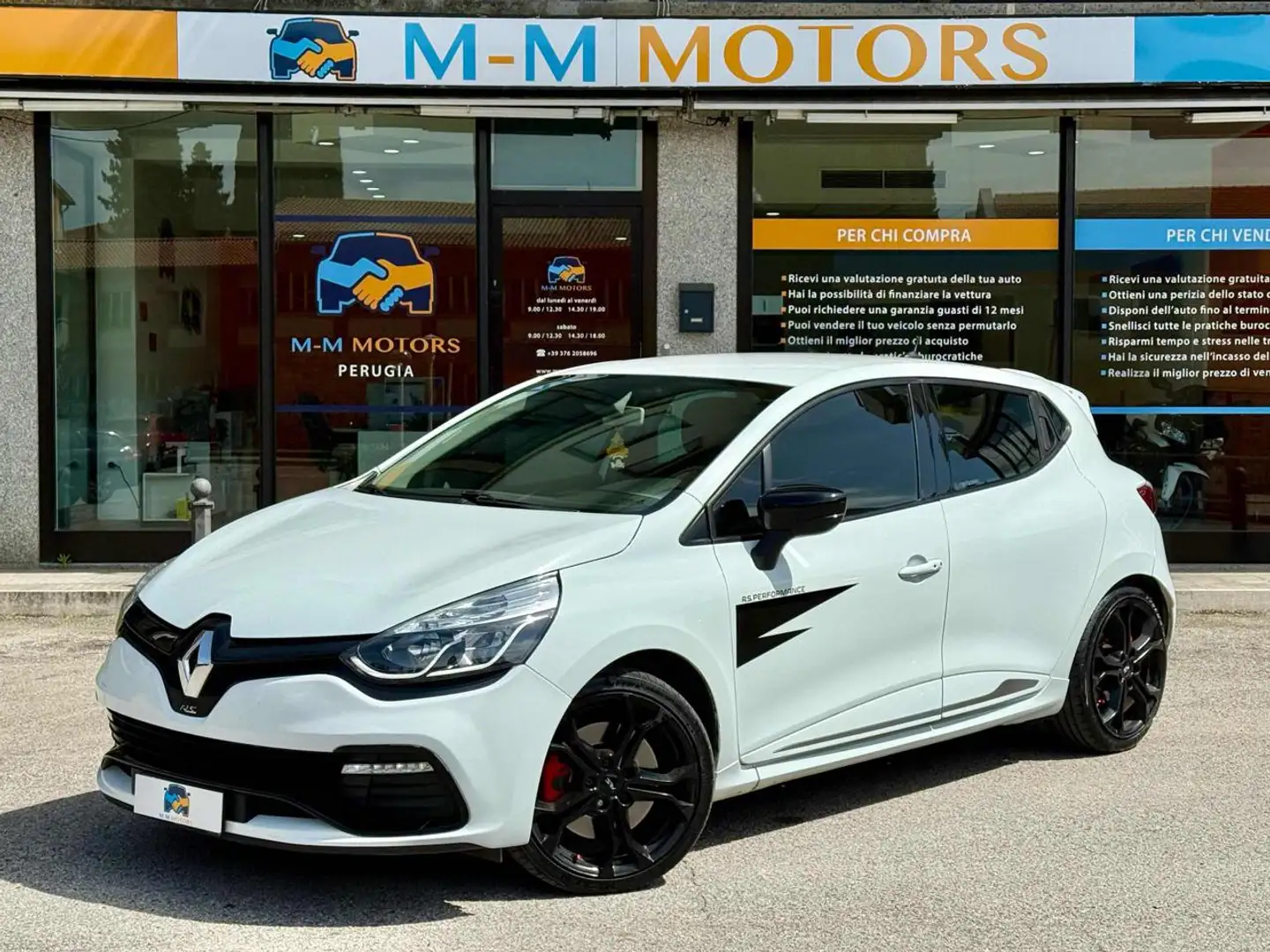 Renault Clio 1.6 T 200CV EDC 5 porte R.S. Weiß - 1