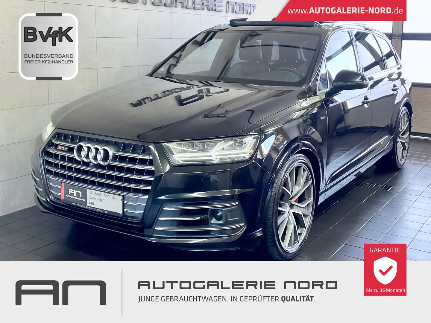 Audi SQ7 4.0 Pano+Nachsicht+HuD+Standh+Luft+Bose Nero - 1