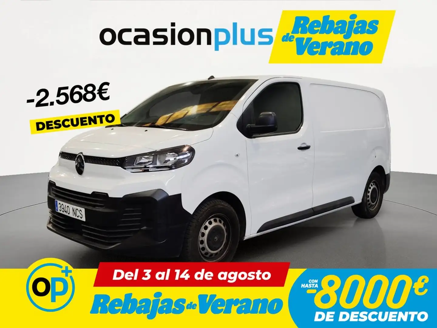 Citroen Jumpy Fg. 1.5 BlueHDI Talla M S&S 120 Blanco - 1