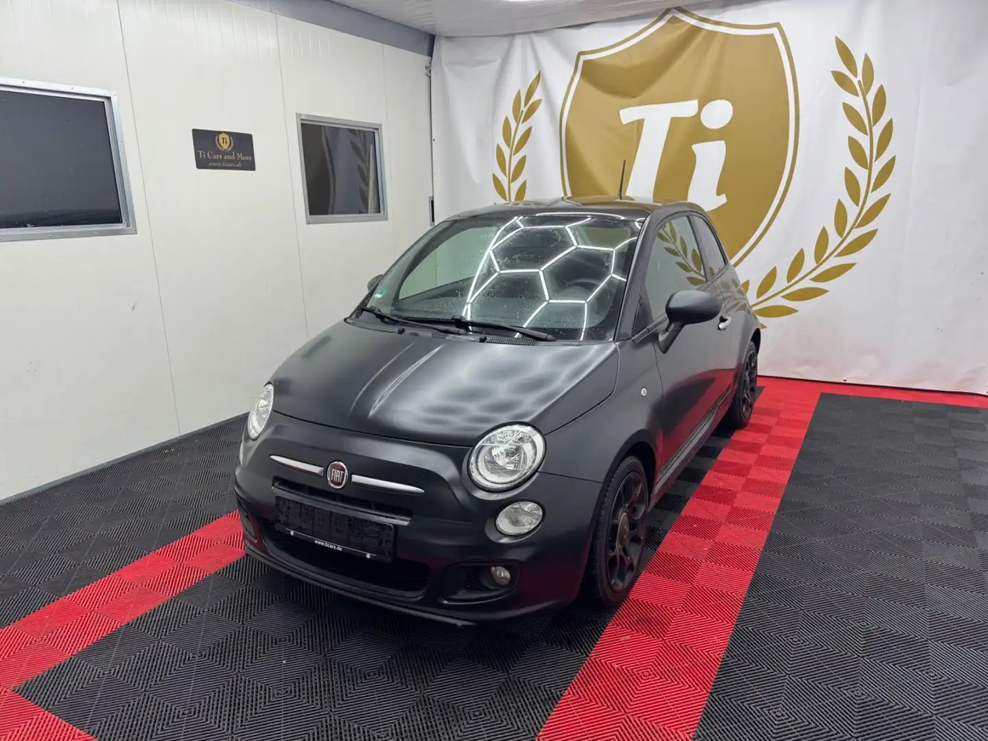 Fiat 500 *500*S*wenig-Kilometer*1-Hand*Euro6* Schwarz - 1