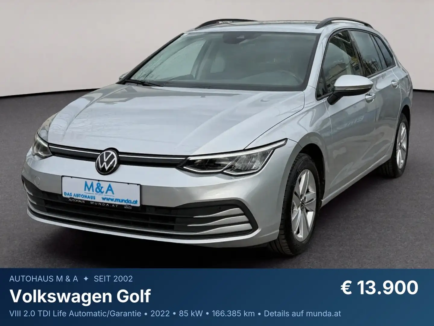 Volkswagen Golf VIII 2.0 TDI Life Automatic/Garantie Silber - 1