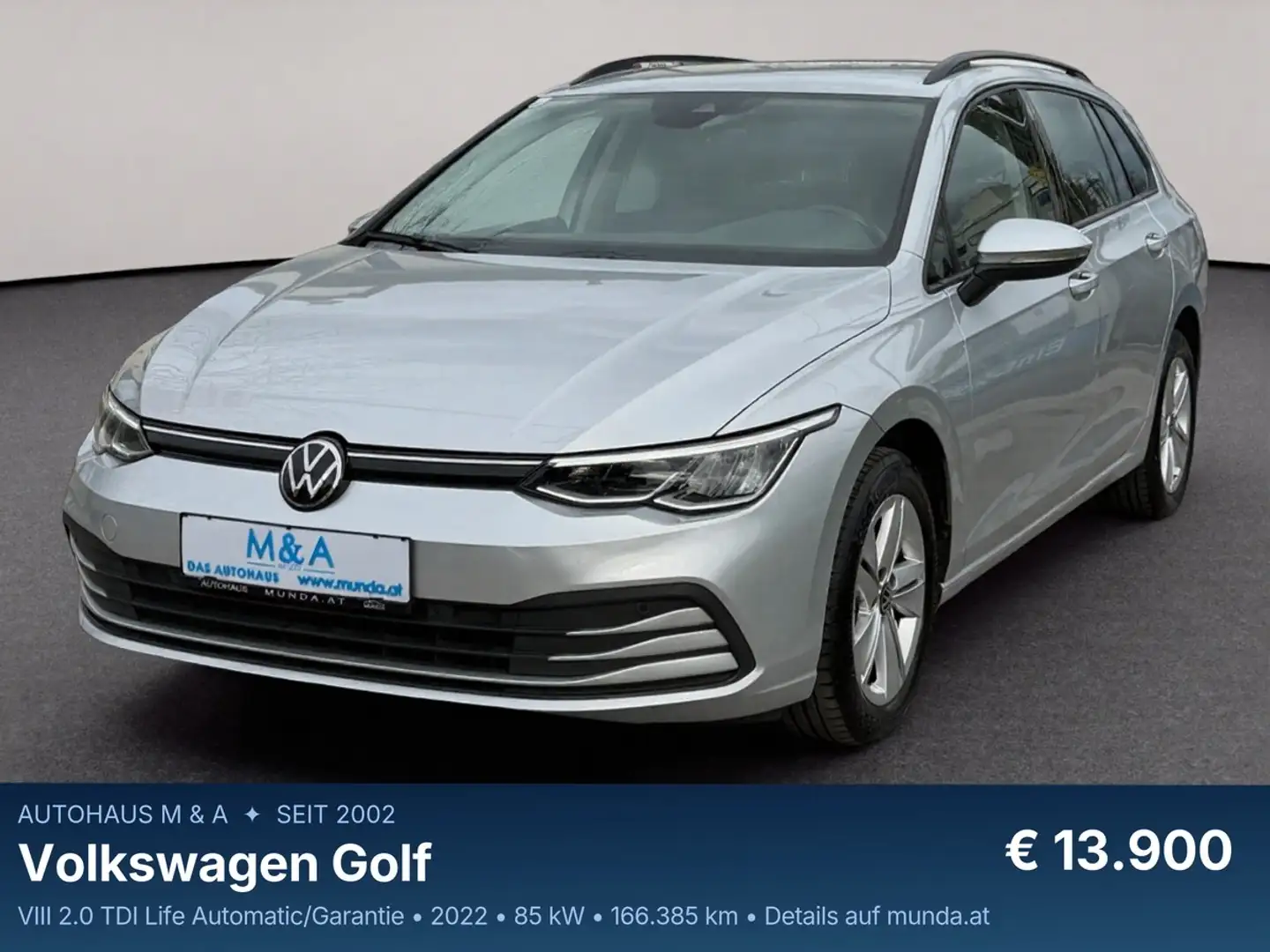 Volkswagen Golf VIII 2.0 TDI Life Automatic/Garantie Silber - 1