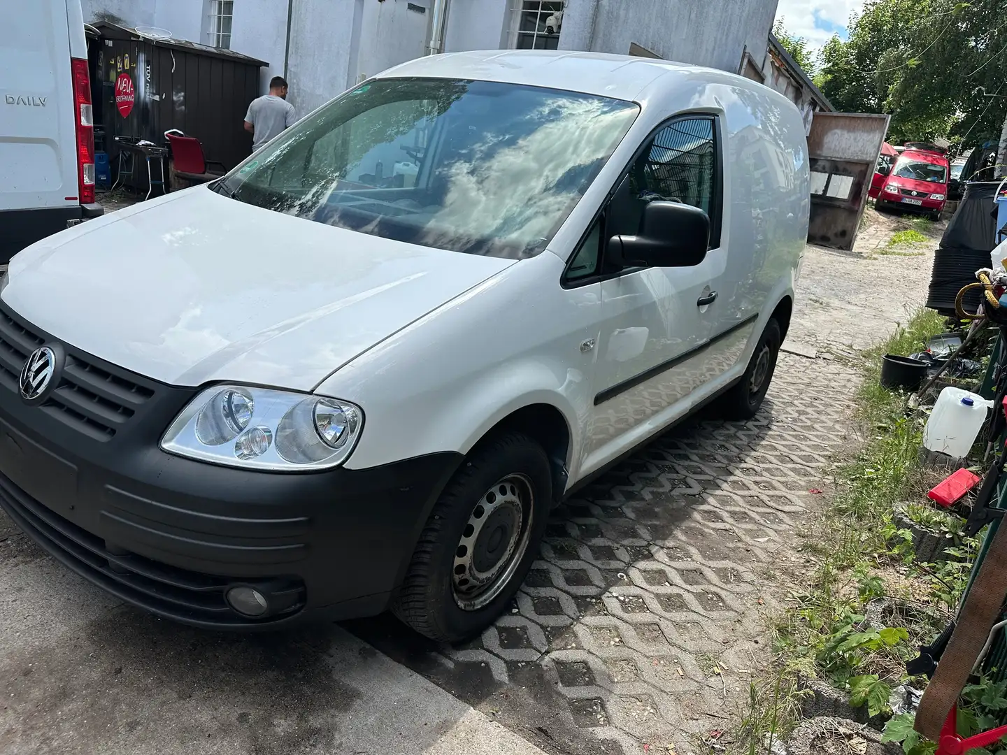 Volkswagen Caddy Kasten EcoFuel Blanc - 1