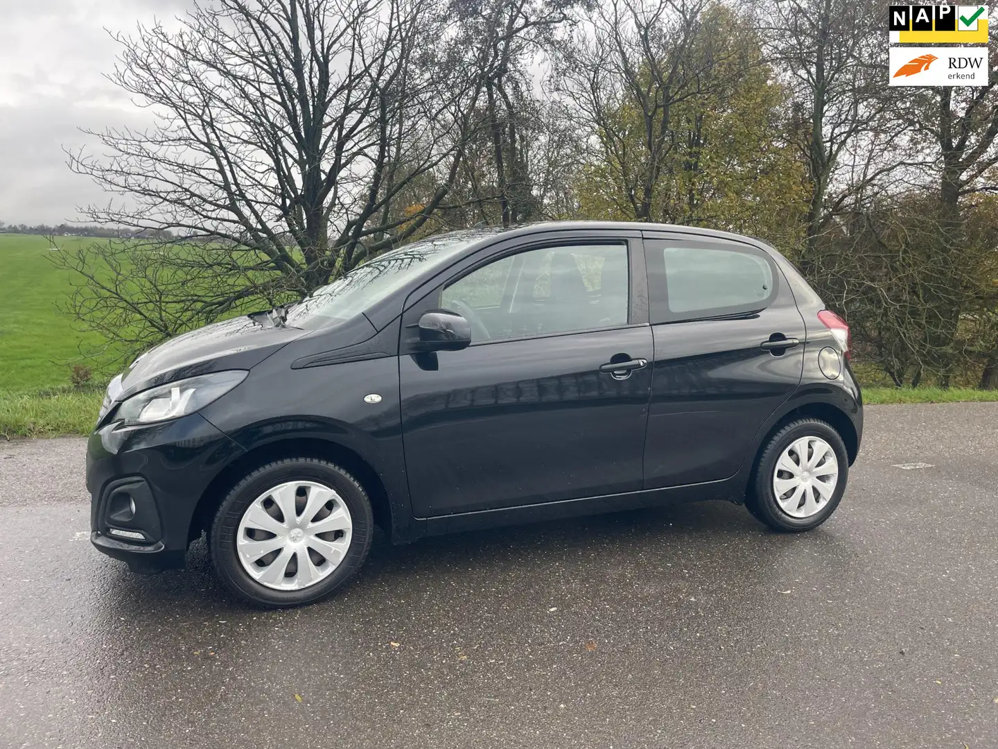 Peugeot 108 1.0 e-VTi Active NWE APK, AIRCO. 5 deurs.. Schwarz - 1