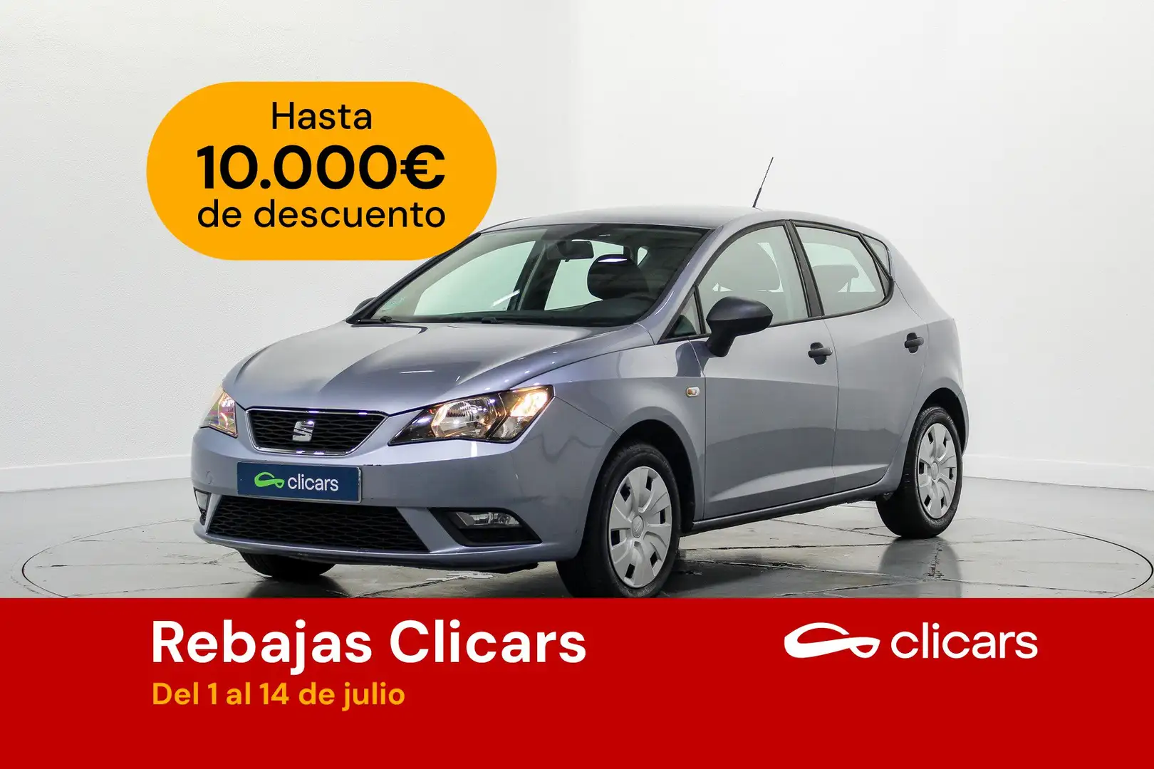 SEAT Ibiza 1.4TDI CR S&S Reference 90 Gris - 1