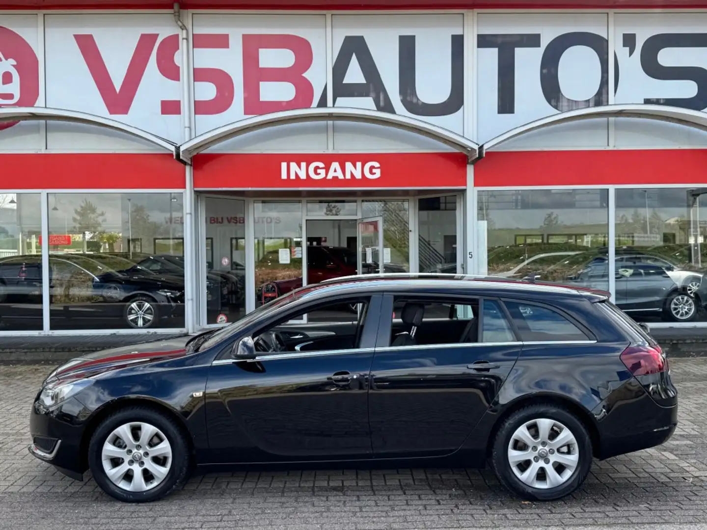 Opel Insignia 1.6 TURBO AUTOMAAT 170PK LED NAVIGATIE AIRCO LMV P Zwart - 2