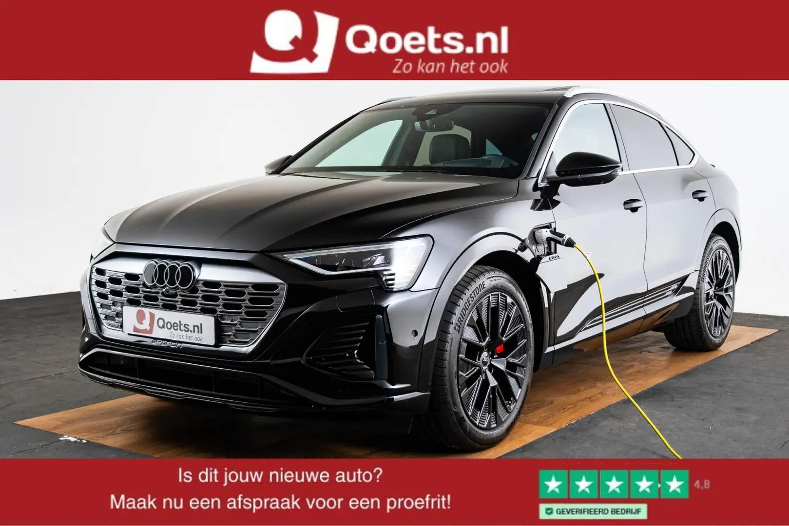Audi Q8 e-tron Sportback 55 quattro Advanced Edition 115 kWh Pano Schwarz - 1
