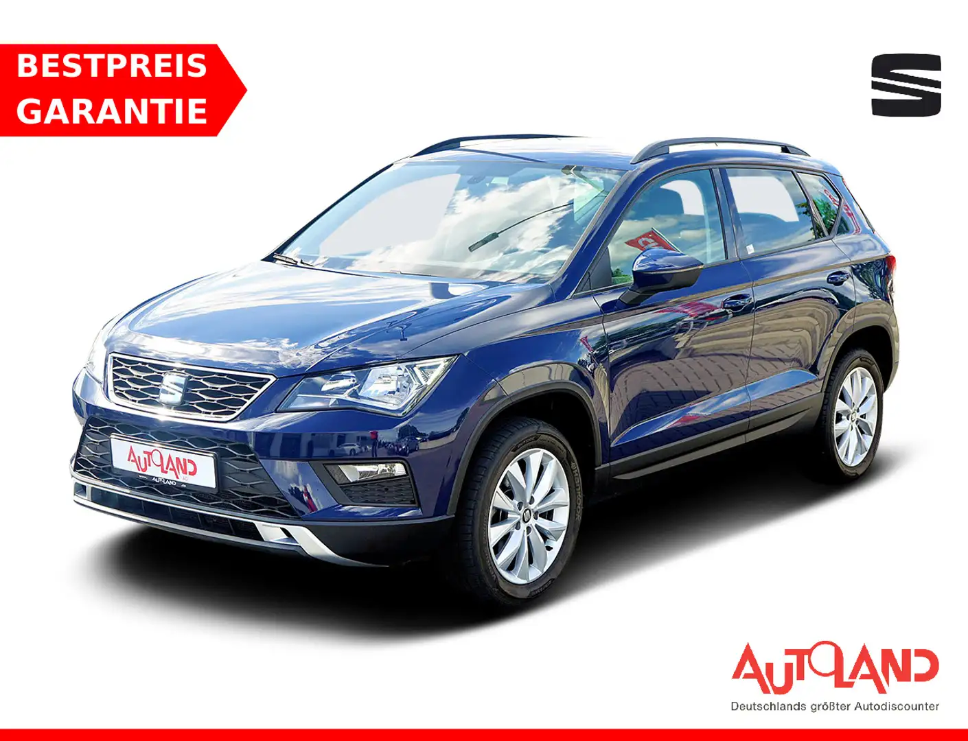 SEAT Ateca 1.4 TSI Style Navi Tempomat Klimaaut. Blau - 1